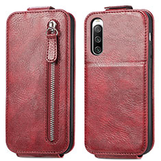 Leather Case Flip Cover Vertical for Sony Xperia 10 IV Red