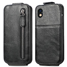 Leather Case Flip Cover Vertical for Sony Xperia Ace III Black