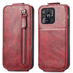 Leather Case Flip Cover Vertical for Xiaomi Redmi 10C 4G Red