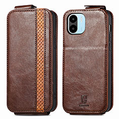 Leather Case Flip Cover Vertical for Xiaomi Redmi A1 Brown