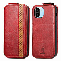 Leather Case Flip Cover Vertical for Xiaomi Redmi A2 Red