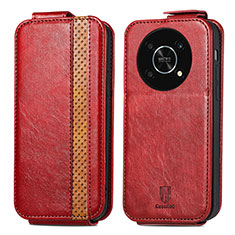 Leather Case Flip Cover Vertical S01D for Huawei Nova Y90 Red