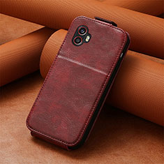 Leather Case Flip Cover Vertical S01D for Samsung Galaxy XCover 6 Pro 5G Red