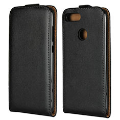 Leather Case Flip Cover Vertical V01 for Huawei Honor 9 Lite Black