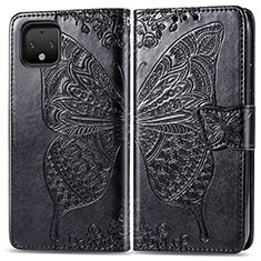 Leather Case Stands Butterfly Flip Cover Holder for Google Pixel 4 XL Black