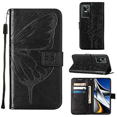 Leather Case Stands Butterfly Flip Cover Holder Y01B for Realme GT Neo3 5G Black