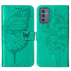 Leather Case Stands Butterfly Flip Cover Holder Y01B for Samsung Galaxy A05s Green