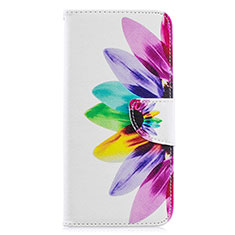 Leather Case Stands Fashionable Pattern Flip Cover Holder B01F for Samsung Galaxy A30 Mixed