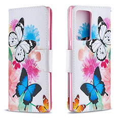 Leather Case Stands Fashionable Pattern Flip Cover Holder B01F for Samsung Galaxy Note 20 Ultra 5G Colorful
