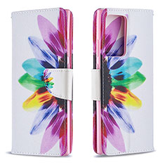 Leather Case Stands Fashionable Pattern Flip Cover Holder B01F for Samsung Galaxy Note 20 Ultra 5G Mixed