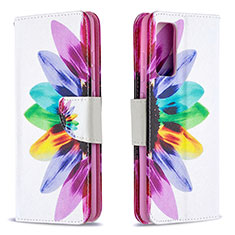 Leather Case Stands Fashionable Pattern Flip Cover Holder B01F for Samsung Galaxy S20 FE 5G Mixed