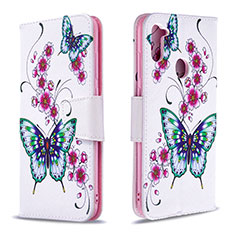 Leather Case Stands Fashionable Pattern Flip Cover Holder B03F for Samsung Galaxy M11 Colorful