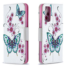 Leather Case Stands Fashionable Pattern Flip Cover Holder B03F for Samsung Galaxy S20 FE (2022) 5G Colorful