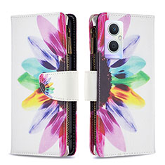 Leather Case Stands Fashionable Pattern Flip Cover Holder B04F for OnePlus Nord N20 5G Mixed