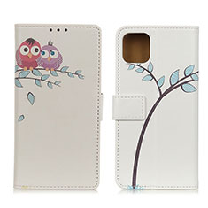 Leather Case Stands Fashionable Pattern Flip Cover Holder D02Y for Motorola Moto Edge S 5G Pink