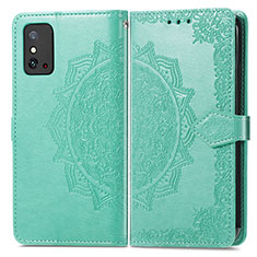 Leather Case Stands Fashionable Pattern Flip Cover Holder for Huawei Honor X10 Max 5G Green