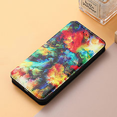 Leather Case Stands Fashionable Pattern Flip Cover Holder S06D for Huawei Honor 90 Lite 5G Mixed