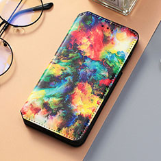 Leather Case Stands Fashionable Pattern Flip Cover Holder S06D for Samsung Galaxy S21 Plus 5G Mixed