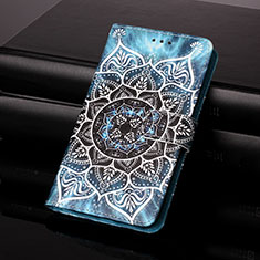 Leather Case Stands Fashionable Pattern Flip Cover Holder Y01B for Samsung Galaxy A21s Mixed