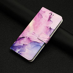 Leather Case Stands Fashionable Pattern Flip Cover Holder Y01X for Xiaomi Redmi A1 Plus Purple