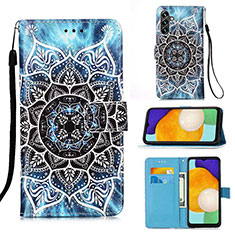 Leather Case Stands Fashionable Pattern Flip Cover Holder Y02B for Samsung Galaxy A04s Mixed