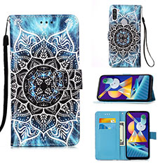Leather Case Stands Fashionable Pattern Flip Cover Holder Y02B for Samsung Galaxy A11 Mixed