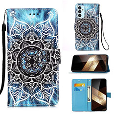 Leather Case Stands Fashionable Pattern Flip Cover Holder Y02B for Samsung Galaxy A15 5G Mixed