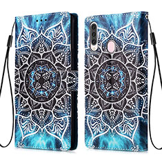 Leather Case Stands Fashionable Pattern Flip Cover Holder Y02B for Samsung Galaxy A20s Mixed
