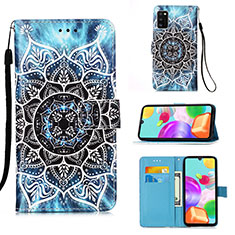 Leather Case Stands Fashionable Pattern Flip Cover Holder Y02B for Samsung Galaxy A41 Mixed