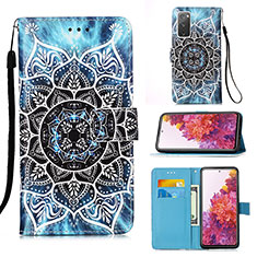 Leather Case Stands Fashionable Pattern Flip Cover Holder Y02B for Samsung Galaxy S20 FE (2022) 5G Mixed
