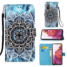 Leather Case Stands Fashionable Pattern Flip Cover Holder Y02B for Samsung Galaxy S20 Lite 5G Mixed