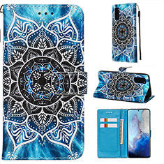 Leather Case Stands Fashionable Pattern Flip Cover Holder Y02B for Samsung Galaxy S20 Mixed