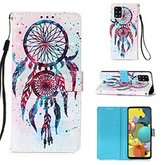 Leather Case Stands Fashionable Pattern Flip Cover Holder Y03B for Samsung Galaxy M40S Mixed