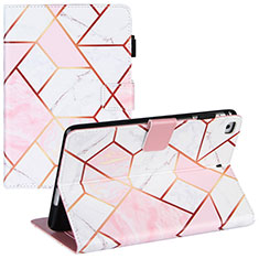 Leather Case Stands Fashionable Pattern Flip Cover Holder Y04B for Apple iPad Mini 4 Pink