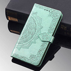 Leather Case Stands Fashionable Pattern Flip Cover L02 Holder for Xiaomi Mi 11 Pro 5G Green