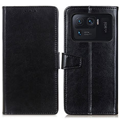 Leather Case Stands Flip Cover A06D Holder for Xiaomi Mi 11 Ultra 5G Black