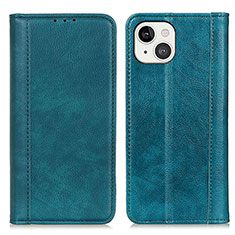 Leather Case Stands Flip Cover A08 Holder for Apple iPhone 13 Green