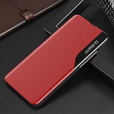 Leather Case Stands Flip Cover A10D Holder for Xiaomi Mi 11 Pro 5G Red