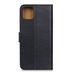 Leather Case Stands Flip Cover C01 Holder for Xiaomi Mi 11 Lite 4G Black