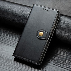 Leather Case Stands Flip Cover D01 Holder for Xiaomi Mi Note 10 Black