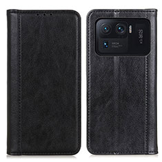Leather Case Stands Flip Cover D03Y Holder for Xiaomi Mi 11 Ultra 5G Black