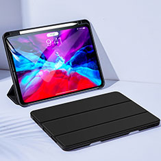 Leather Case Stands Flip Cover for Apple iPad Pro 12.9 (2020) Black
