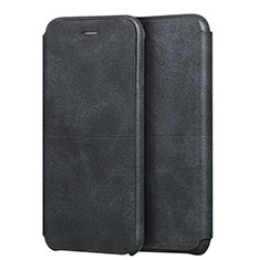 Leather Case Stands Flip Cover for Apple iPhone 7 Black