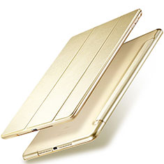 Leather Case Stands Flip Cover for Apple New iPad 9.7 (2017) Gold