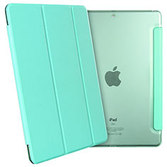 Leather Case Stands Flip Cover for Apple New iPad 9.7 (2017) Green