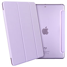 Leather Case Stands Flip Cover for Apple New iPad 9.7 (2017) Purple