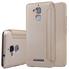 Leather Case Stands Flip Cover for Asus Zenfone 3 Max Gold