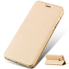 Leather Case Stands Flip Cover for Huawei Honor 8 Gold