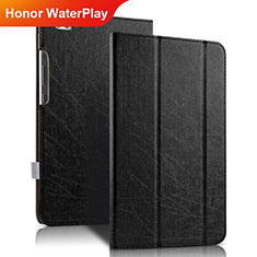 Leather Case Stands Flip Cover for Huawei Honor WaterPlay 10.1 HDN-W09 Black