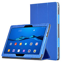 Leather Case Stands Flip Cover for Huawei MediaPad M3 Lite Blue